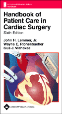 Handbook of Patient Care in Cardiac Surgery-6판(2003)