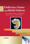 Embryos Genes and Birth Defects-2판