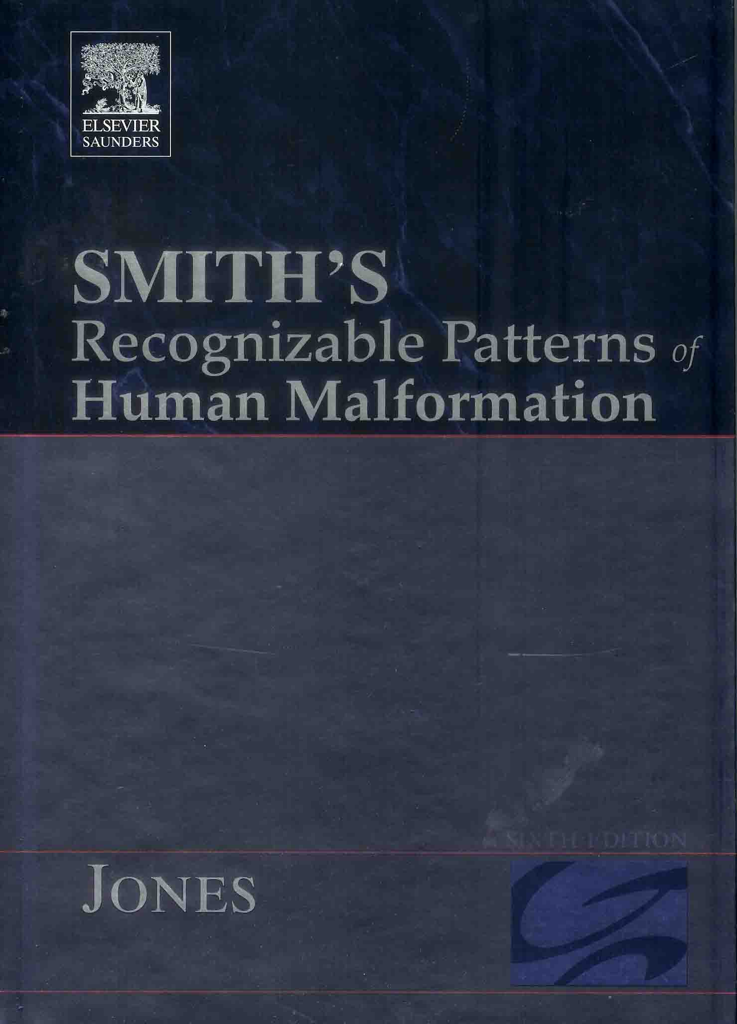 Smiths Recognizable Patterns of Human Malformation-6판
