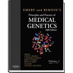 Emery and Rimoin's Principles and Practice of Medical Genetics e-dition-5판