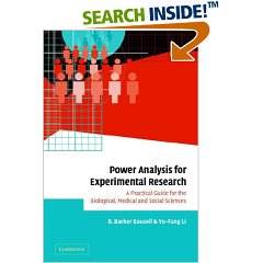 Power Analysis for Experimental Research (Paperback)