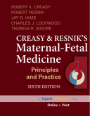 Creasy and Resniks Maternal Fetal Medicine-6판
