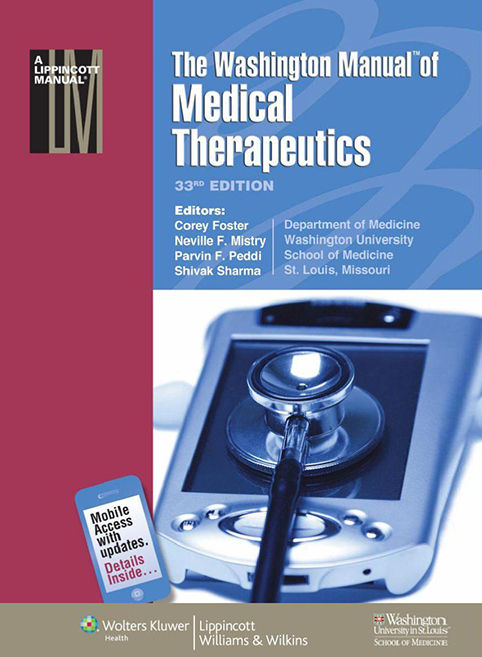 The Washington Manual of Medical Therapeutics-33판