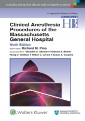 Clinical Anesthesia Procedures of the Massachusetts General Hospital 9/e