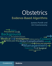 Obstetrics : Evidence-Based Algorithms Paperback