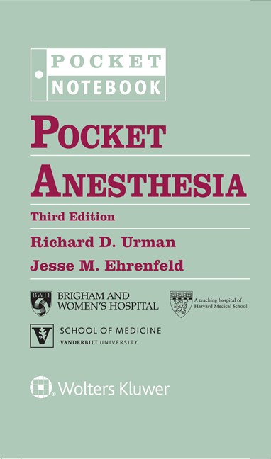 Pocket Anesthesia-3판