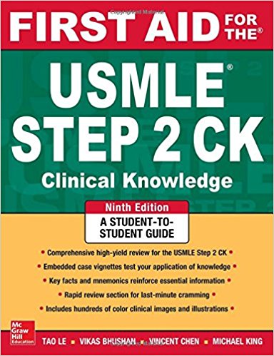 First Aid for the USMLE Step 2 CK - 9판