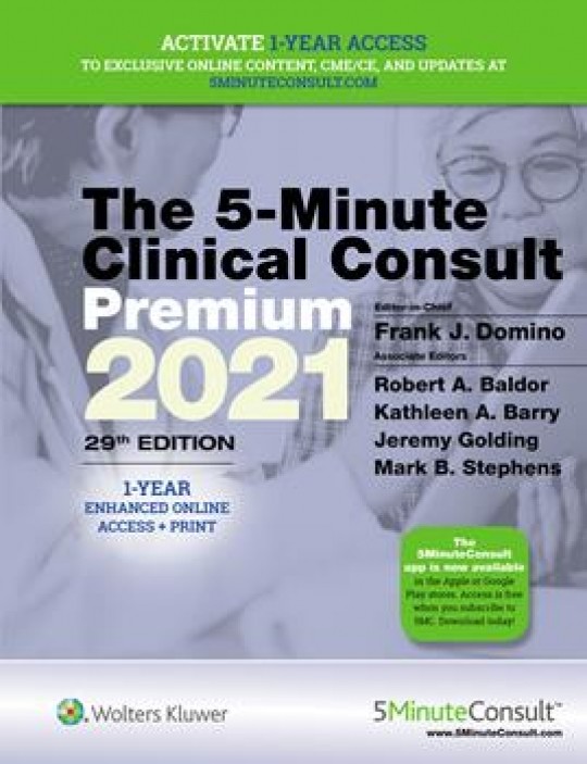 5-Minute Clinical Consult 2021 Premium-29판