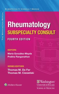 Washington Manual Rheumatology Subspecialty Consult-3판