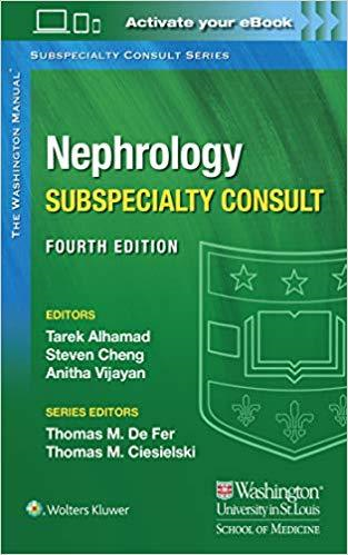Washington Manual Nephrology Subspecialty Consult-4판(Paperback)