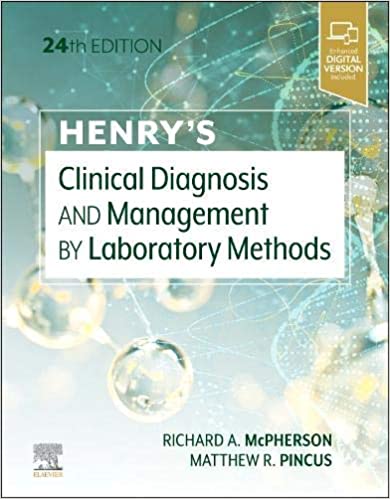 Henry's Clinical Diagnosis and Management by Laboratory Methods-24판