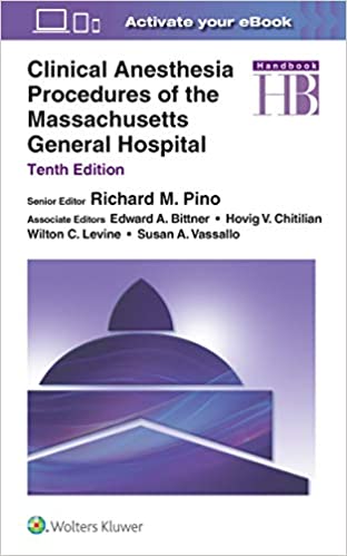 Clinical Anesthesia Procedures of the Massachusetts General Hospital-10판