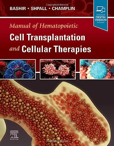 Manual of Hematopoietic Cell Transplantation and Cellular Therapies-1판